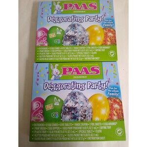 2 Easter Egg Decorating Kits PAAS Easter Tradition Deggorating Party